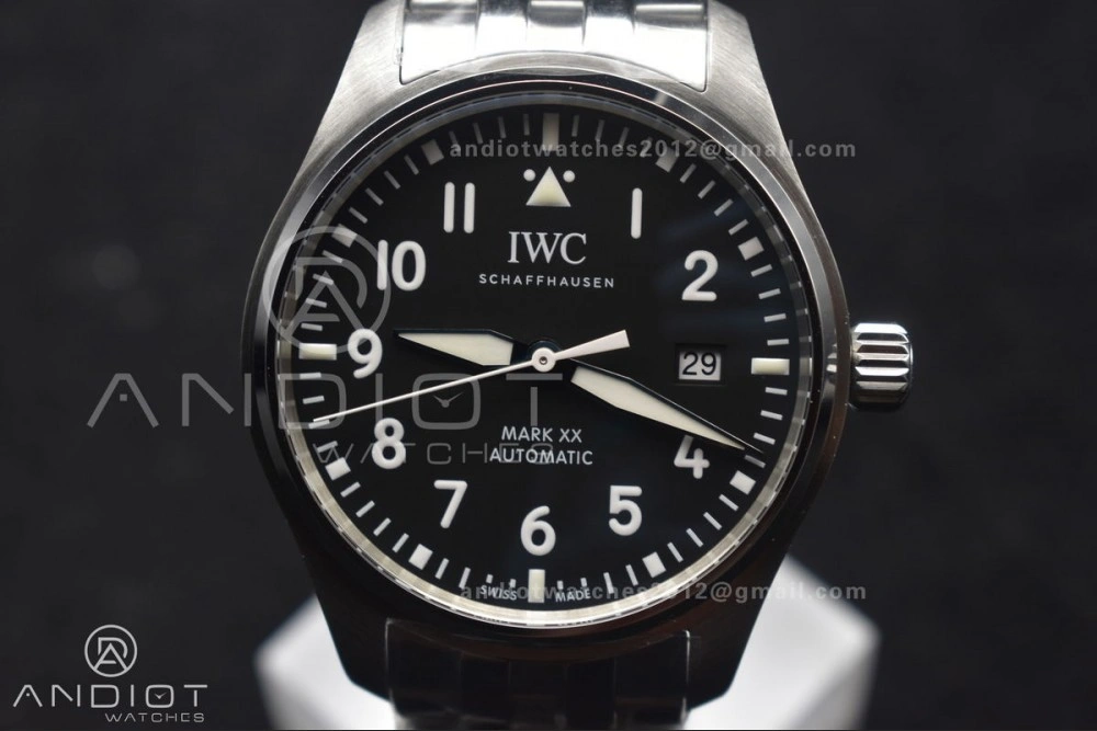 Mark XX V7F 1:1 Best Edition Black Dial on SS Bracelet Asian SoftTouch 302