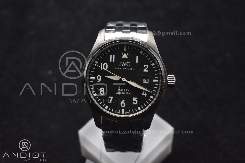 Mark XX V7F 1:1 Best Edition Black Dial on SS Bracelet Asian SoftTouch 302