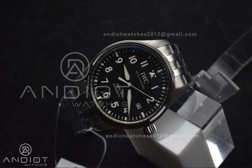 Mark XX V7F 1:1 Best Edition Black Dial on SS Bracelet Asian SoftTouch 302