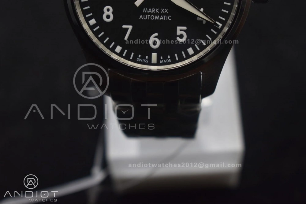 Mark XX V7F 1:1 Best Edition Black Dial on SS Bracelet Asian SoftTouch 302