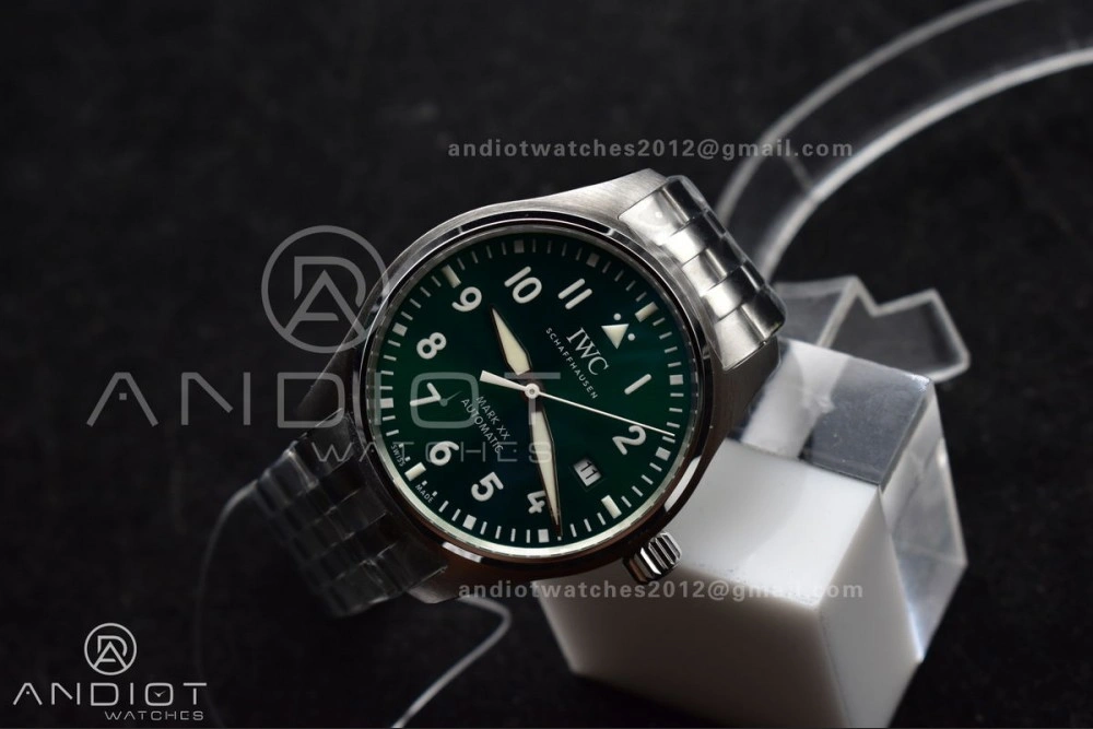 Mark XX V7F 1:1 Best Edition Green Dial on SS Bracelet Asian EyeCatching 291