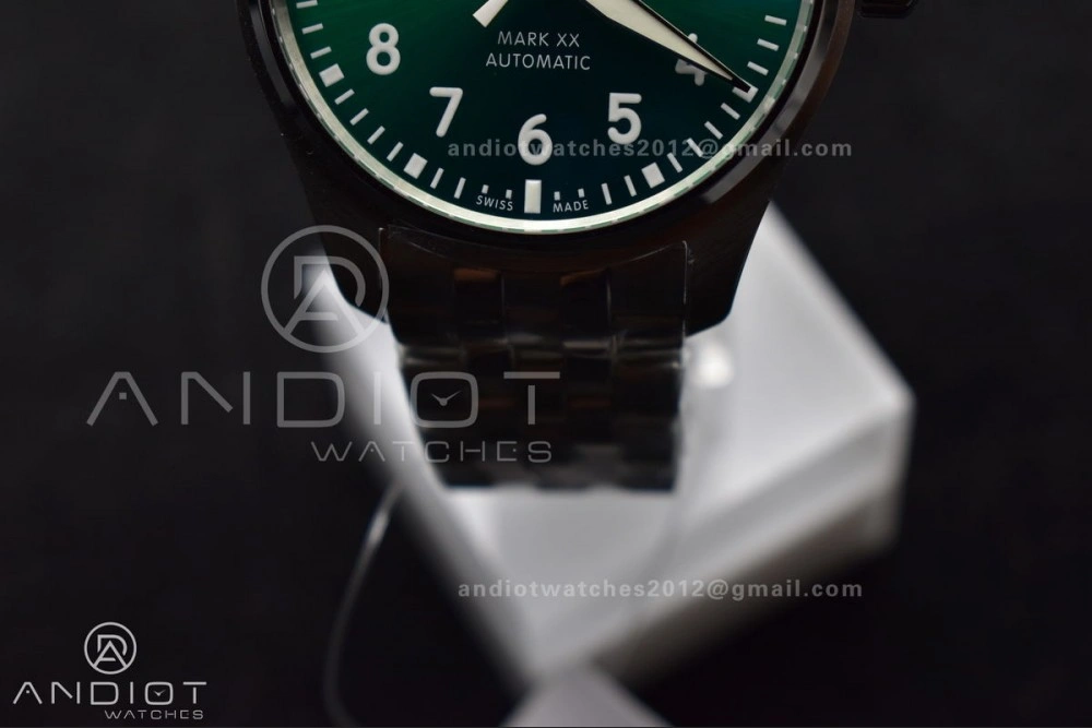 Mark XX V7F 1:1 Best Edition Green Dial on SS Bracelet Asian EyeCatching 291