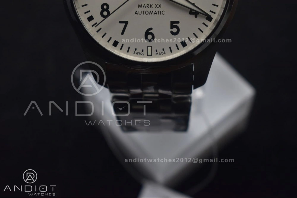 Breathable Mark XX V7F 1:1 Best Edition White Dial on SS Bracelet Asian 300