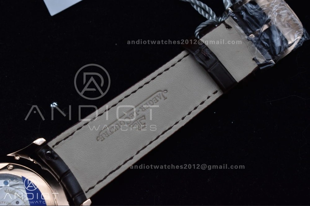 Master Ultra Thin Moon RG APSF 1:1 Best Edition White Dial on Brown Leather Strap SA925 Super Clone HighPerformance 316