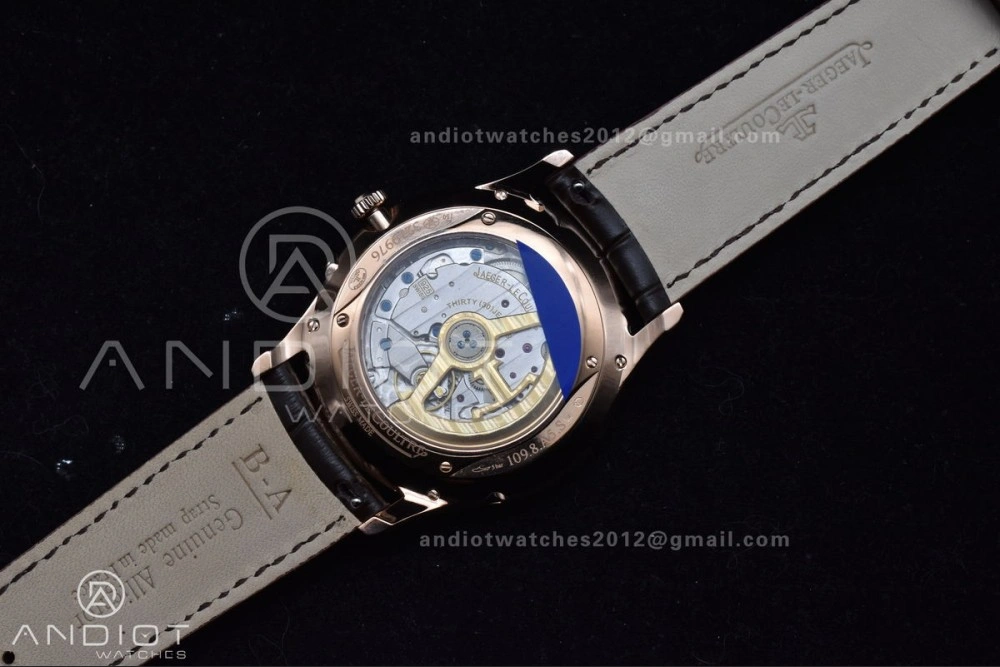 Master Ultra Thin Moon RG APSF 1:1 Best Edition White Dial on Brown Leather Strap SA925 Super Clone HighPerformance 316