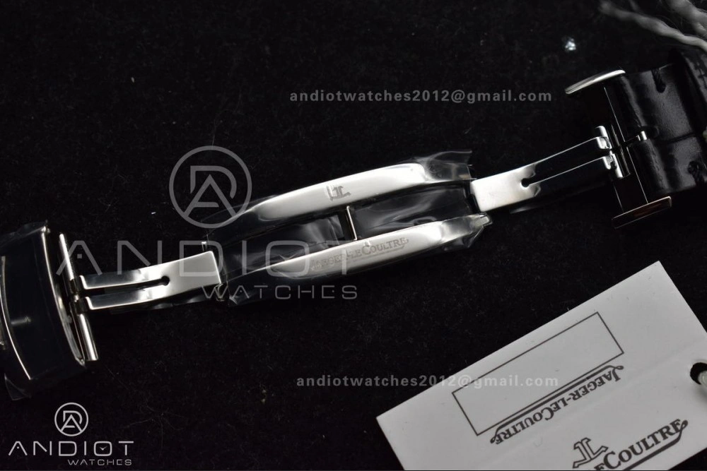 Master Ultra Thin Moon SS APSF 1:1 Best Edition Blue Dial on Black Leather Strap SA925 Super Clone Snug 317