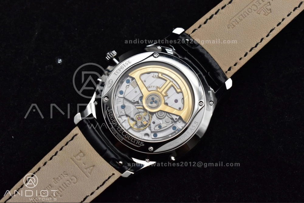 Master Ultra Thin Moon SS APSF 1:1 Best Edition Blue Dial on Black Leather Strap SA925 Super Clone Snug 317