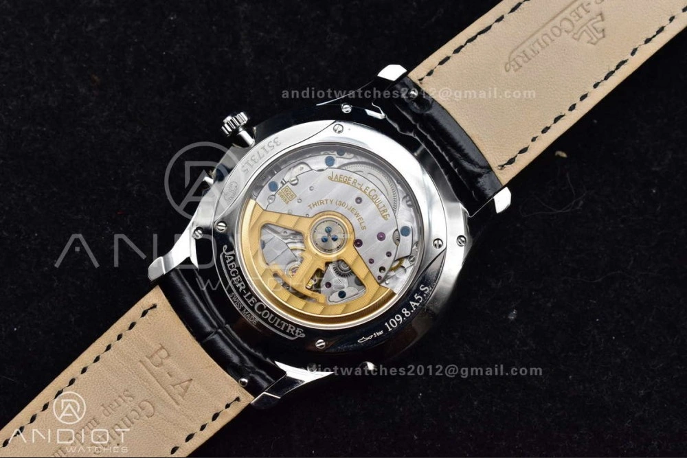 NewStyle Master Ultra Thin Moon SS APSF 1:1 Best Edition Silver Dial on Black Leather Strap SA925 Super Clone 314