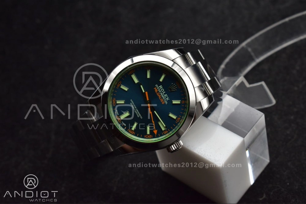 Milgauss 116400 GV VSF 1:1 Best Edition 904L Steel Blue Dial on SS Bracelet VS Youthful 909