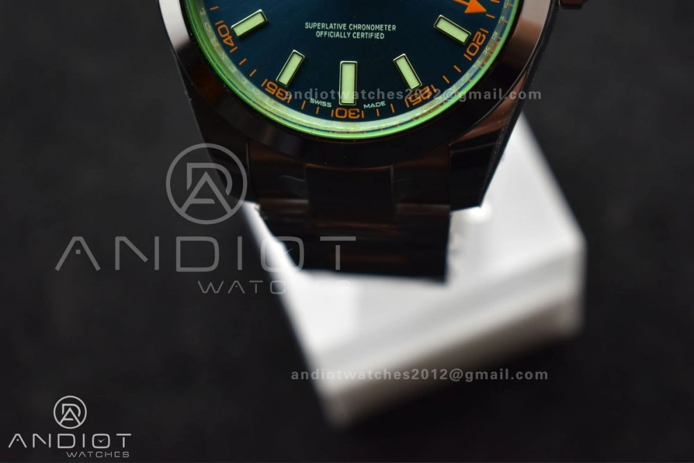 Milgauss 116400 GV VSF 1:1 Best Edition 904L Steel Blue Dial on SS Bracelet VS Youthful 909