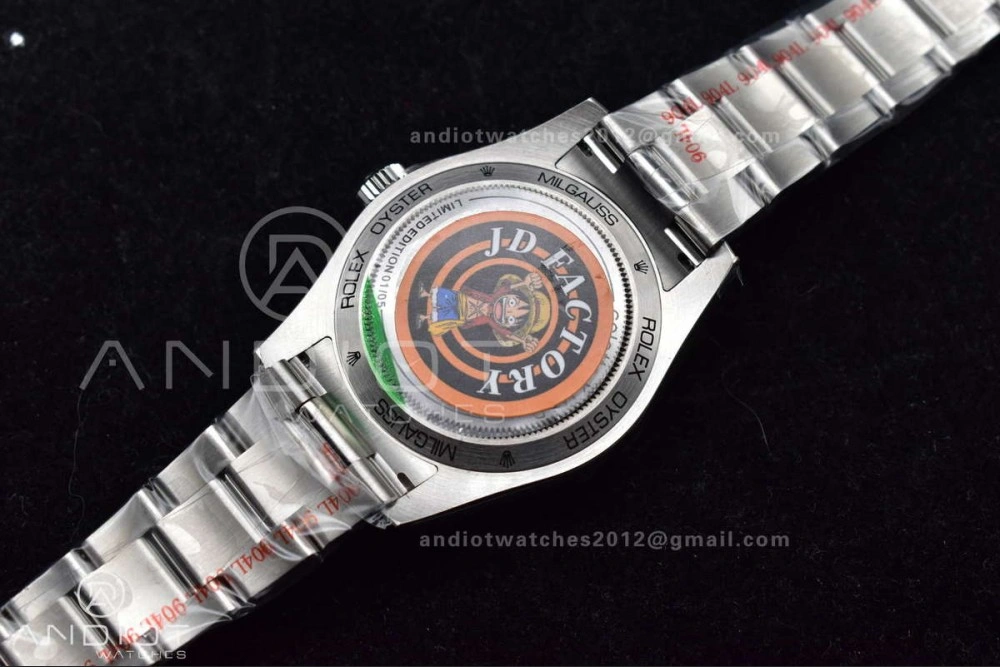 WeatherProof Milgauss Who Cares JDF 1:1 Best Edition 904L Steel on SS Bracelet VR 910