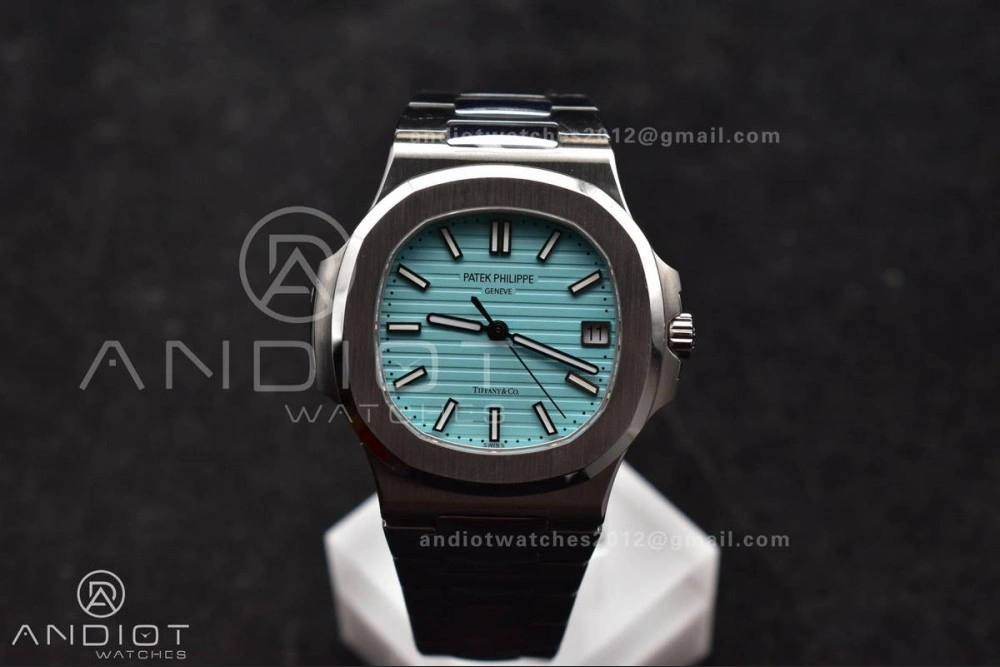 Nautilus 5711 3KF 1:1 Best Edition Tiffany Blue Dial on SS Bracelet A324 Super Clone V Trendy 372