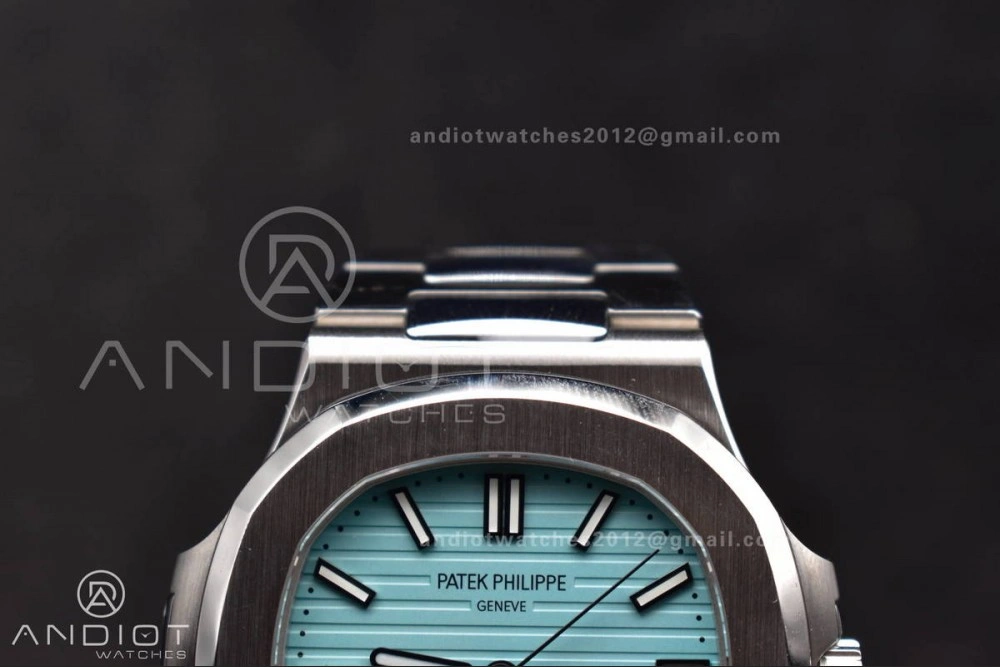 Nautilus 5711 3KF 1:1 Best Edition Tiffany Blue Dial on SS Bracelet A324 Super Clone V Trendy 372