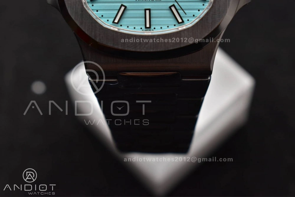 Nautilus 5711 3KF 1:1 Best Edition Tiffany Blue Dial on SS Bracelet A324 Super Clone V Trendy 372