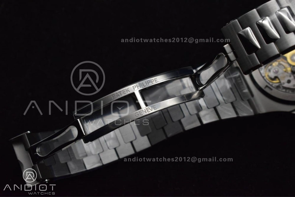 Nautilus 5711 1A 3KF 1:1 Best Edition Blue Textured Dial on SS Bracelet A324 Super Clone V NewStyle 364