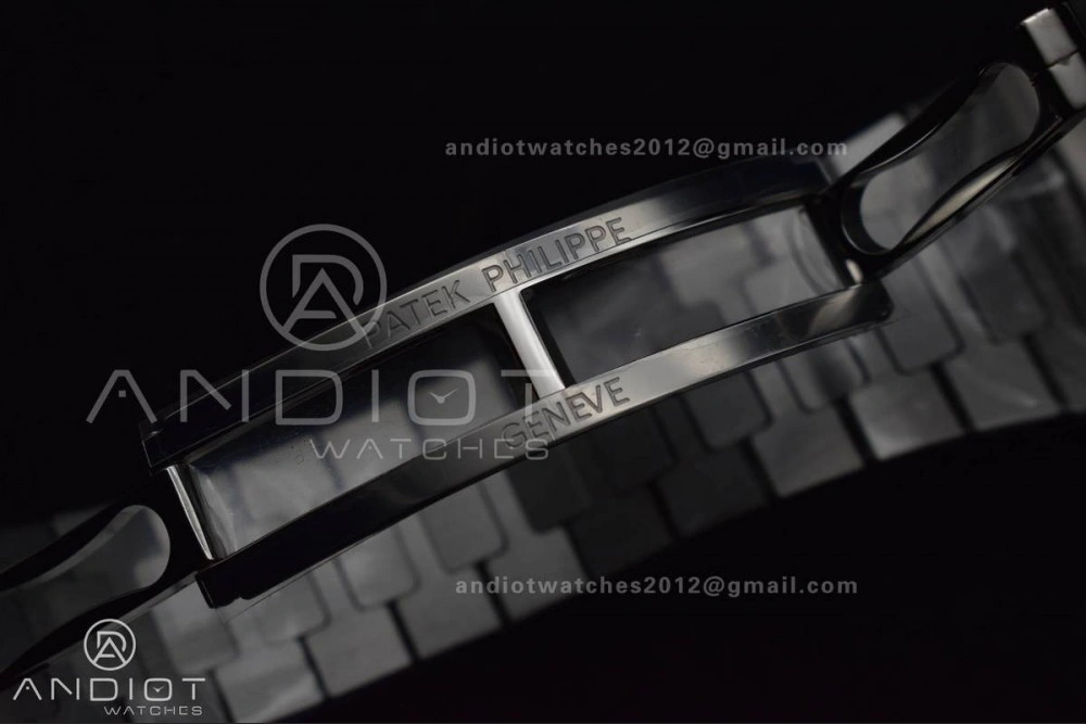 Nautilus 5711 1A 3KF 1:1 Best Edition Blue Textured Dial on SS Bracelet A324 Super Clone V NewStyle 364