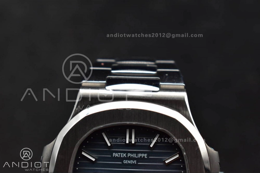 Nautilus 5711 1A 3KF 1:1 Best Edition Blue Textured Dial on SS Bracelet A324 Super Clone V NewStyle 364