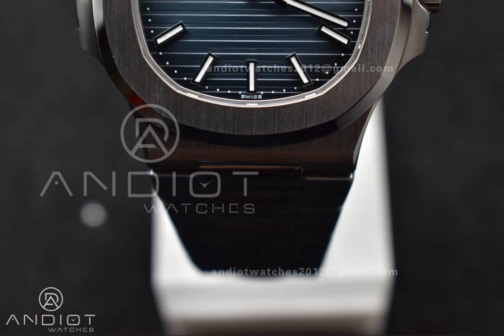 Nautilus 5711 1A 3KF 1:1 Best Edition Blue Textured Dial on SS Bracelet A324 Super Clone V NewStyle 364