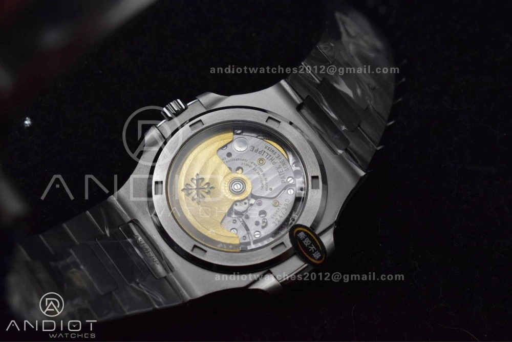 Affordable Nautilus 5711 1A 3KF 1:1 Best Edition White Textured Dial on SS Bracelet A324 Super Clone V 382