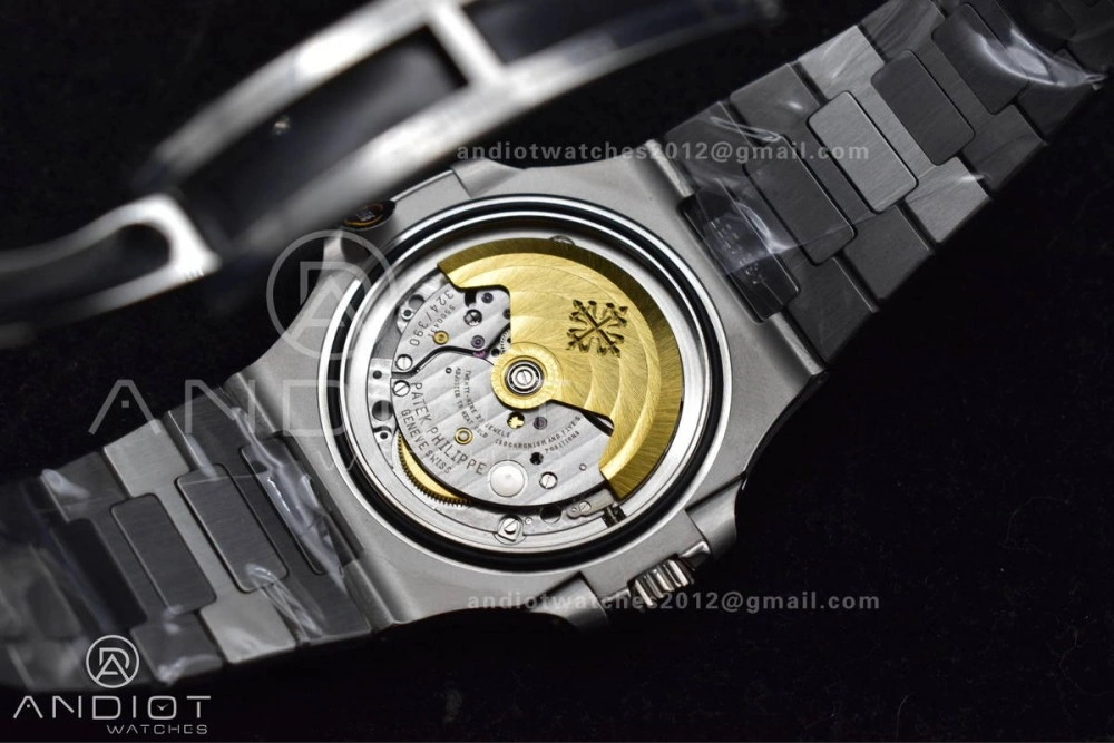 Affordable Nautilus 5711 1A 3KF 1:1 Best Edition White Textured Dial on SS Bracelet A324 Super Clone V 382