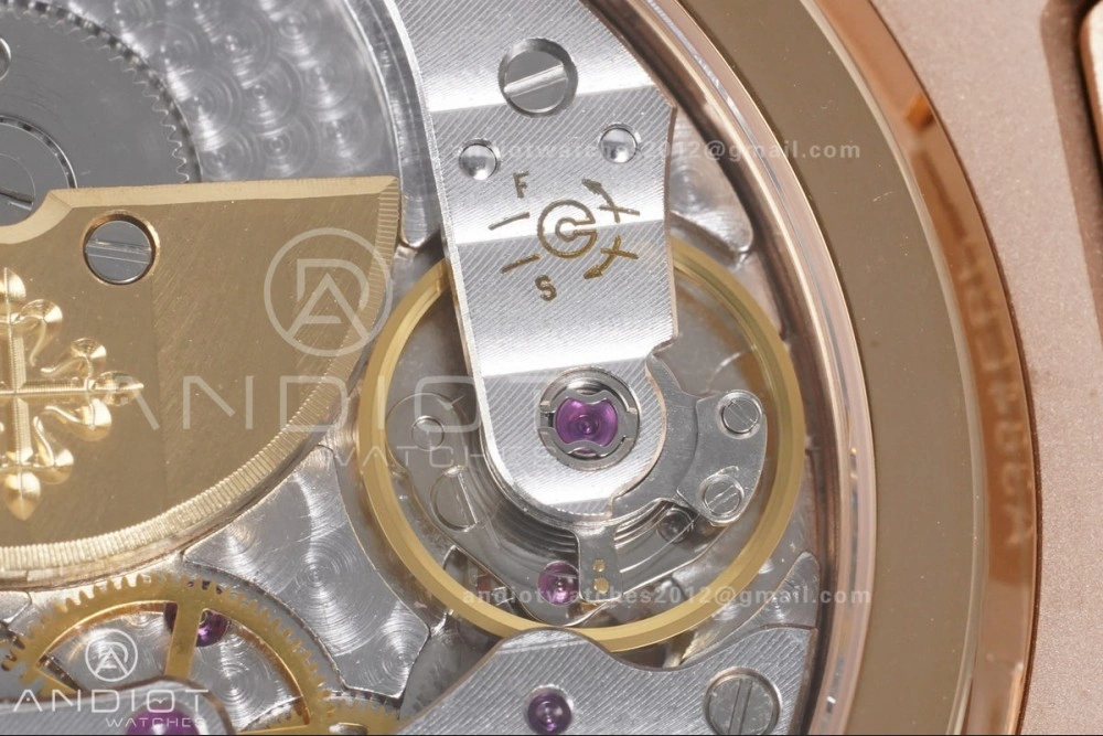 Fashionable Nautilus 5712 RG PPF 1:1 Best Edition Brown Dial on RG Bracelet A240 Super Clone V 368
