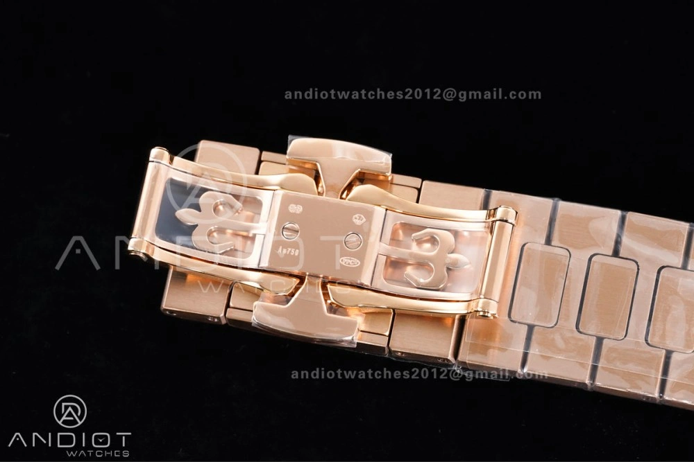 Fashionable Nautilus 5712 RG PPF 1:1 Best Edition Brown Dial on RG Bracelet A240 Super Clone V 368