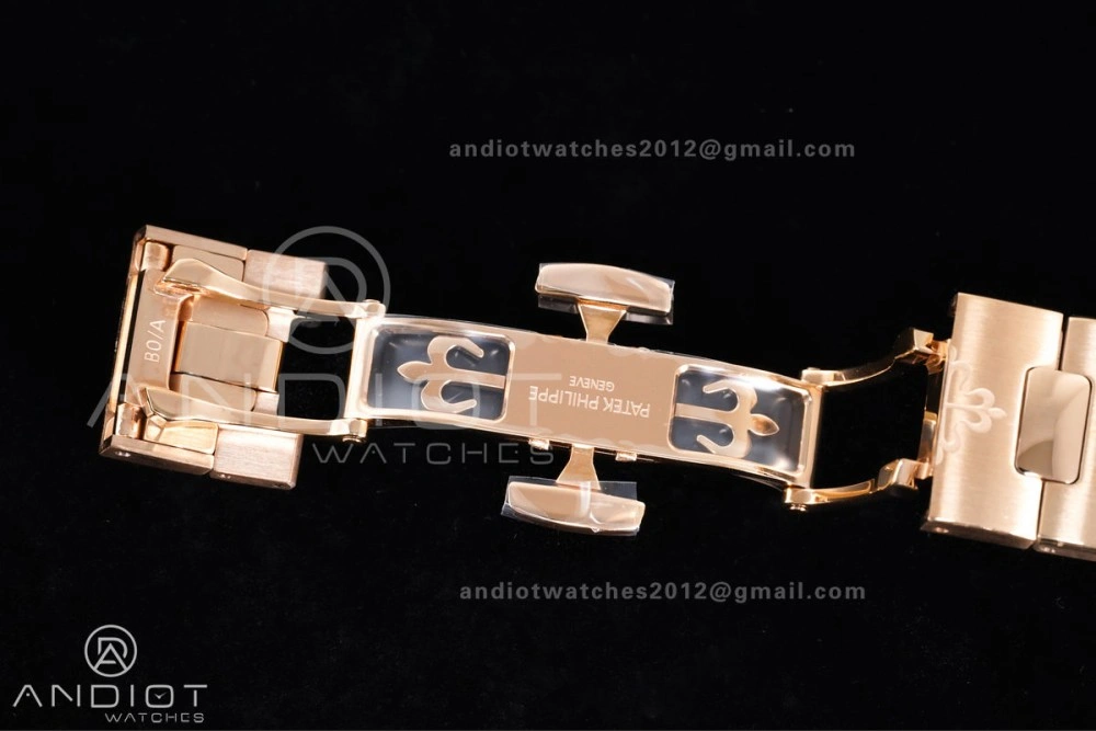 Fashionable Nautilus 5712 RG PPF 1:1 Best Edition Brown Dial on RG Bracelet A240 Super Clone V 368