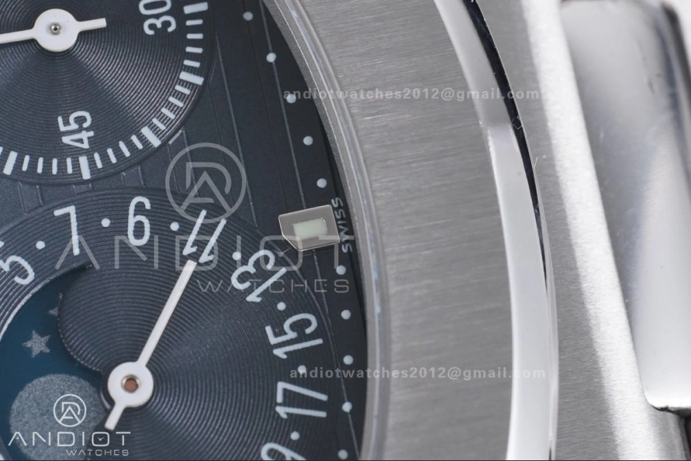 Nautilus 5712 SS PPF 1:1 Best Edition Blue Dial on SS Bracelet PPF240 Super Clone V Chic 365