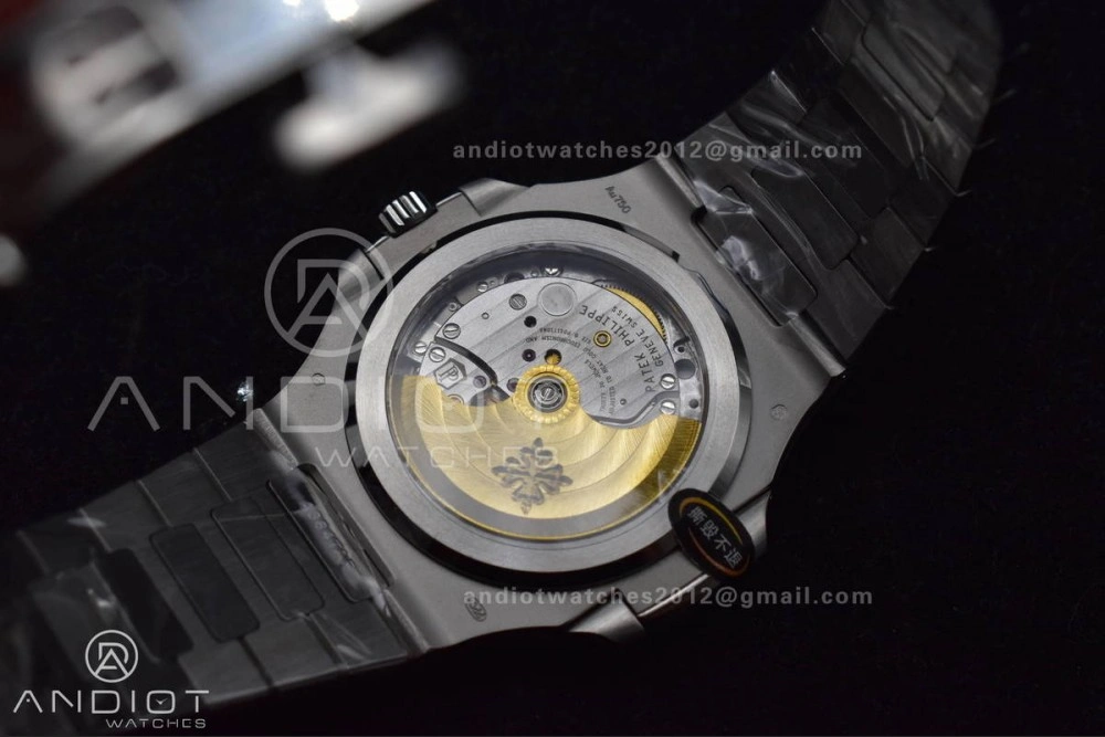 Original Nautilus 5811 1A 3KF 1:1 Best Edition Blue Textured Dial on SS Bracelet A330 Super Clone 379