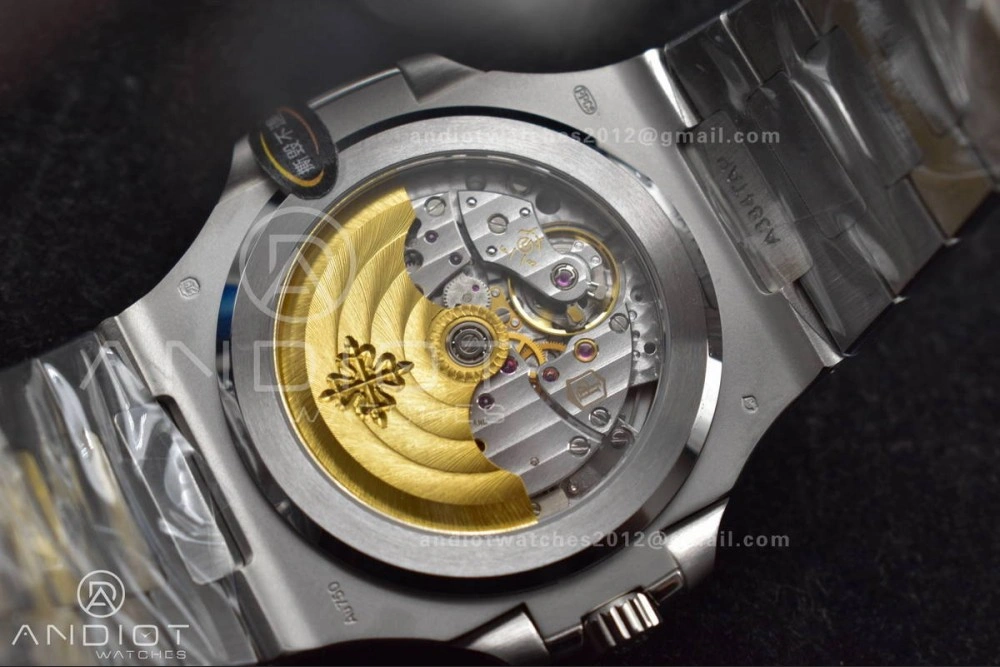 Original Nautilus 5811 1A 3KF 1:1 Best Edition Blue Textured Dial on SS Bracelet A330 Super Clone 379