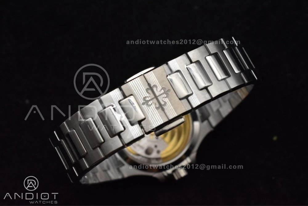 Nautilus 7118 3KF 1:1 Best Edition Blue Textured Dial on SS Bracelet A324 Super Clone V MultiPurpose 362