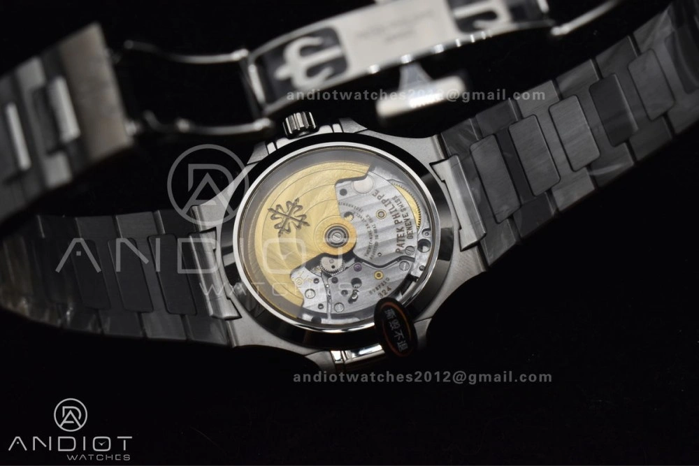 Nautilus 7118 3KF 1:1 Best Edition Blue Textured Dial on SS Bracelet A324 Super Clone V MultiPurpose 362