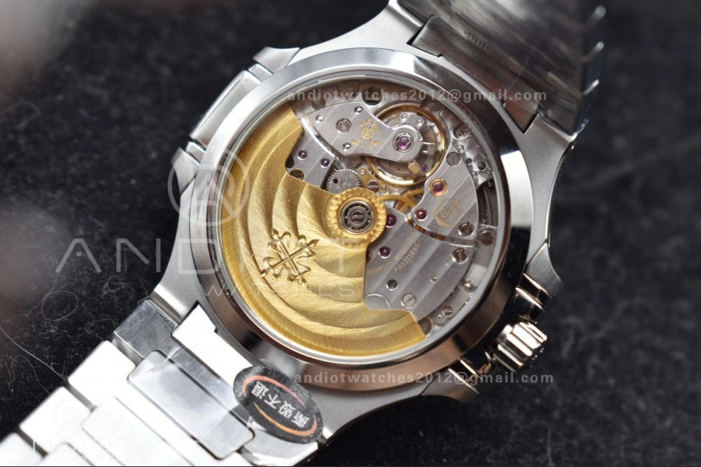 Nautilus 7118 3KF 1:1 Best Edition Blue Textured Dial on SS Bracelet A324 Super Clone V MultiPurpose 362