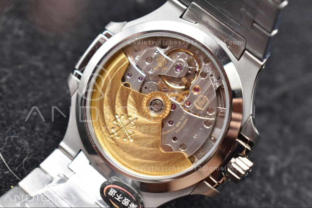 Nautilus 7118 3KF 1:1 Best Edition Blue Textured Dial on SS Bracelet A324 Super Clone V MultiPurpose 362