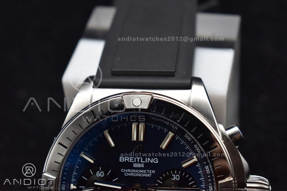 Navitimer B01 Chrono 43mm 1:1 Best Version SS LE L-Blue Blk BLS A Sleek 219