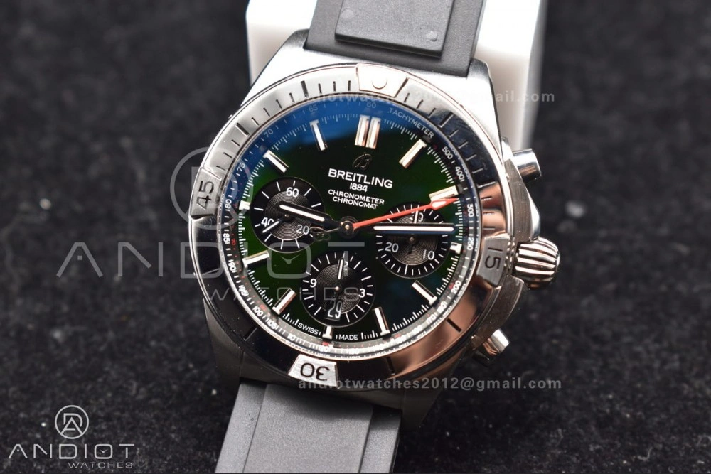 Thermal Navitimer B01 Chrono 43mm 1:1 Best Version SS LE L-Green Blk BLS A 430
