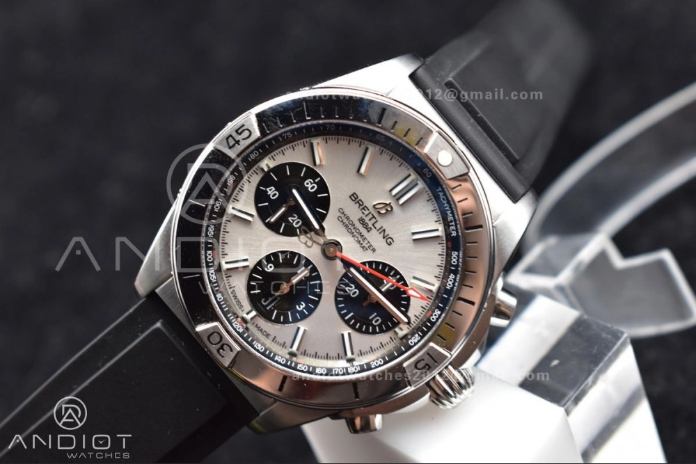 Seasonal Navitimer B01 Chrono 43mm 1:1 Best Version SS LE L-Silver Blk BLS A 433