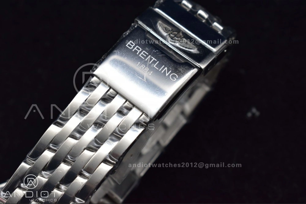 Navitimer SS 43mm BLS 1:1 Best Edition Blue Dial on SS Bracelet A Resilient 432