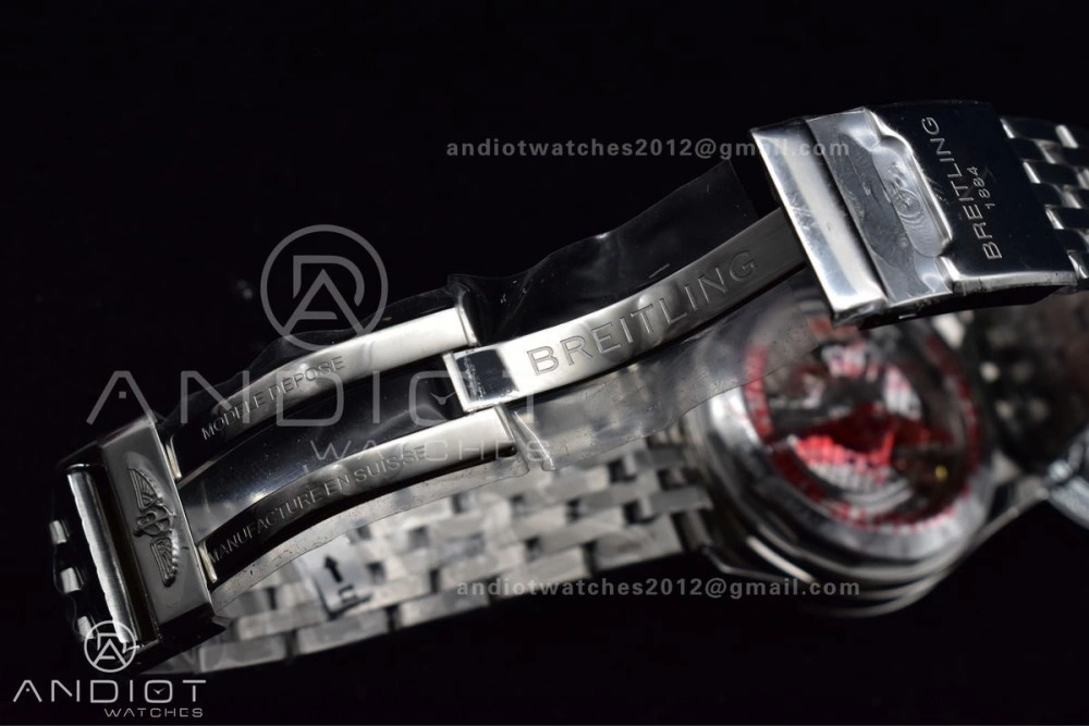 Navitimer SS 43mm BLS 1:1 Best Edition Blue Dial on SS Bracelet A Resilient 432