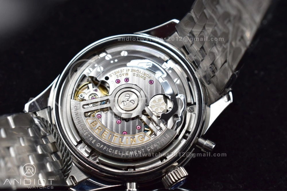 Navitimer SS 43mm BLS 1:1 Best Edition Blue Dial on SS Bracelet A Resilient 432