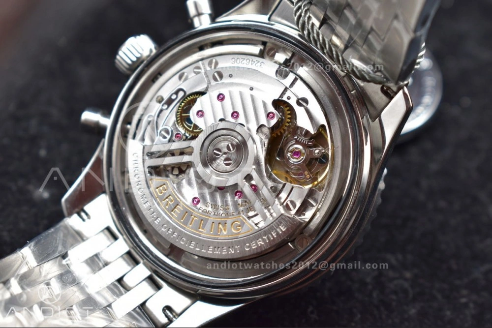Navitimer SS 43mm BLS 1:1 Best Edition Blue Dial on SS Bracelet A Resilient 432
