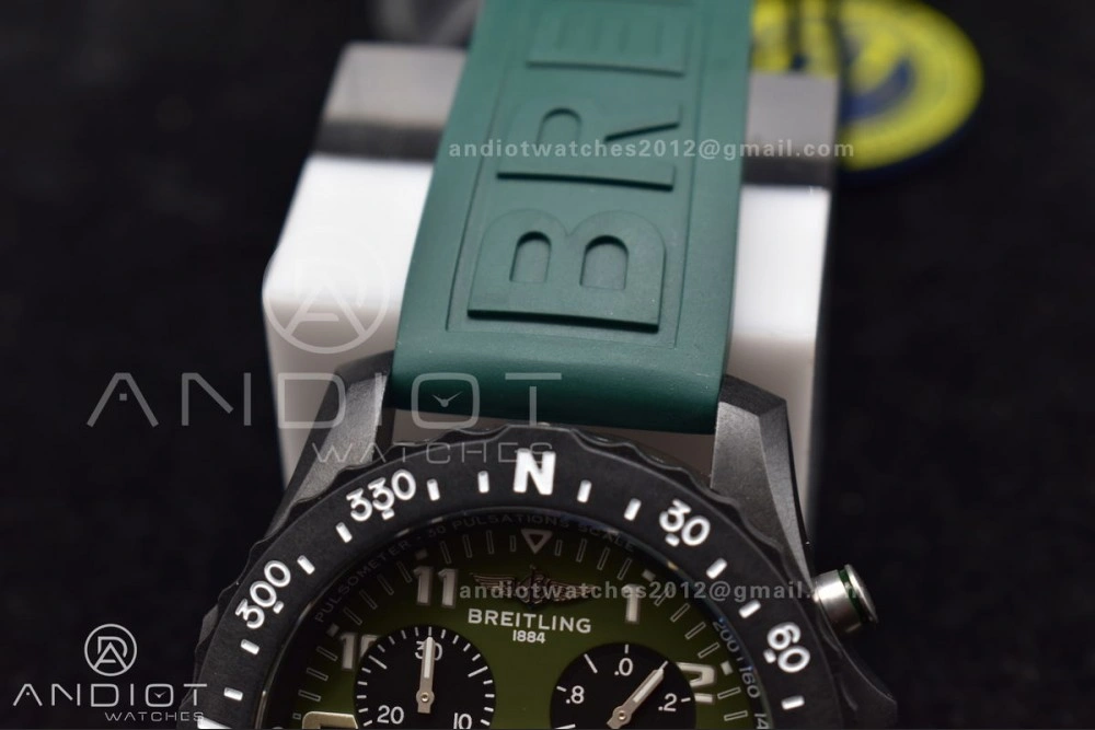 OF Factory Breilting Endurance Pro 44mm Green Breathable 187