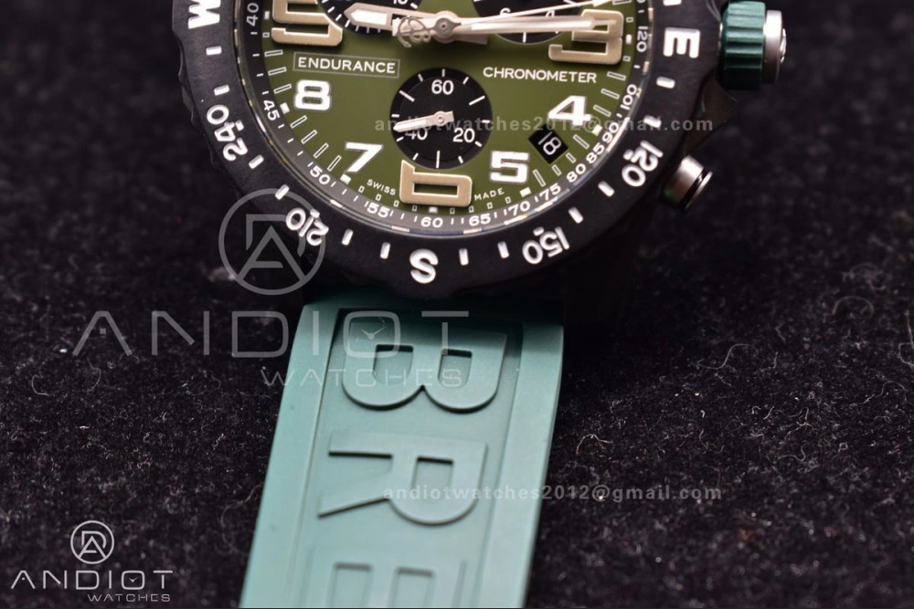OF Factory Breilting Endurance Pro 44mm Green Breathable 187