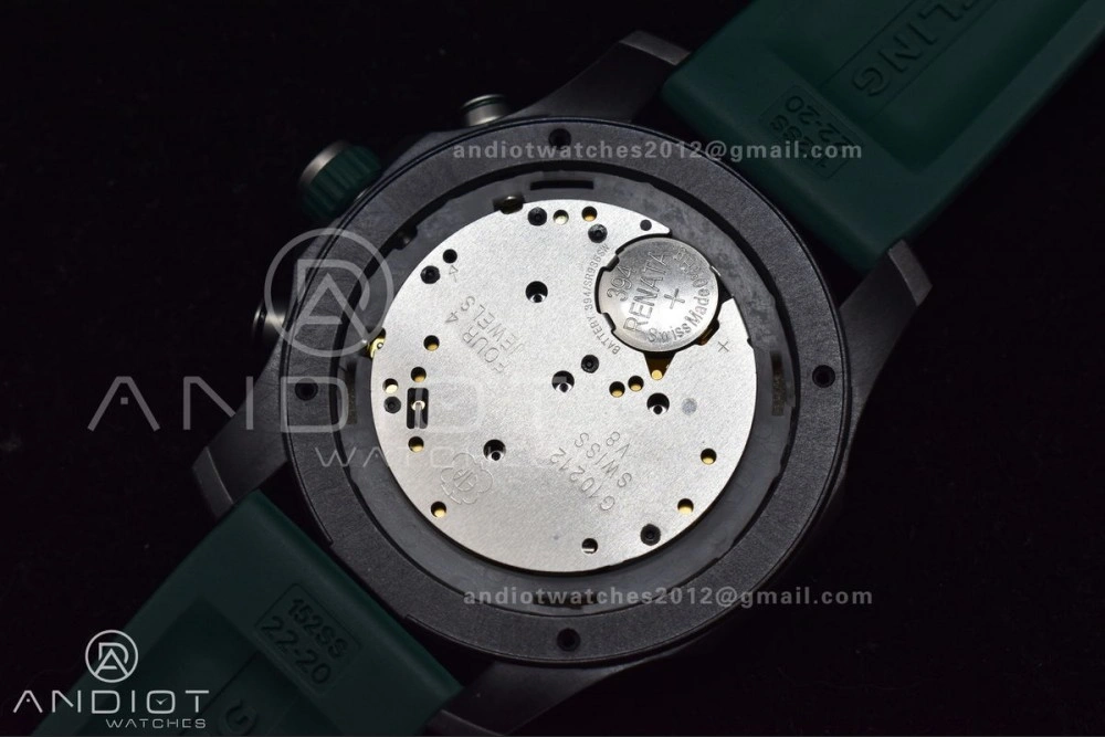 OF Factory Breilting Endurance Pro 44mm Green Breathable 187