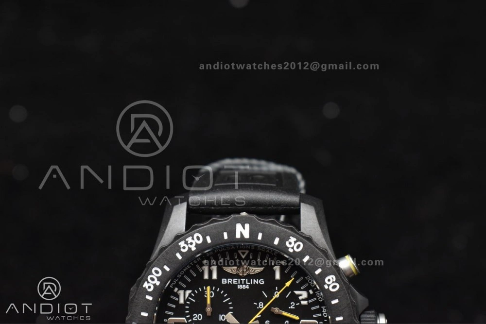 OF Factory Breitling Endurance Black Pro 44mm Stretchable 191