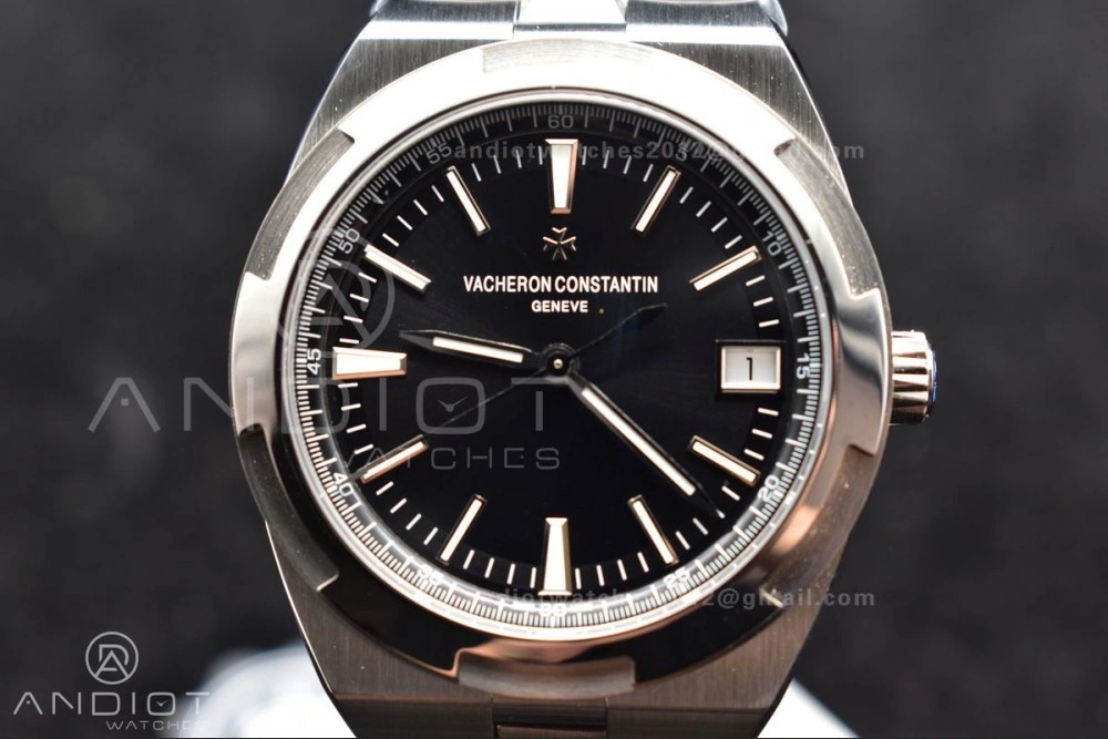 Overseas 4500V SS ZF 1:1 Best Edition Black Dial on SS Bracelet A Affordable 1282