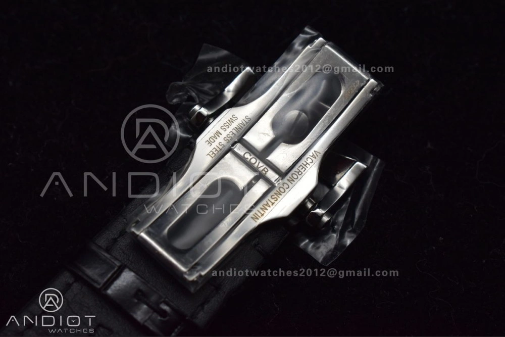 Supportive Overseas SS 8F Maker Black Dial on Black Rubber Strap 1288