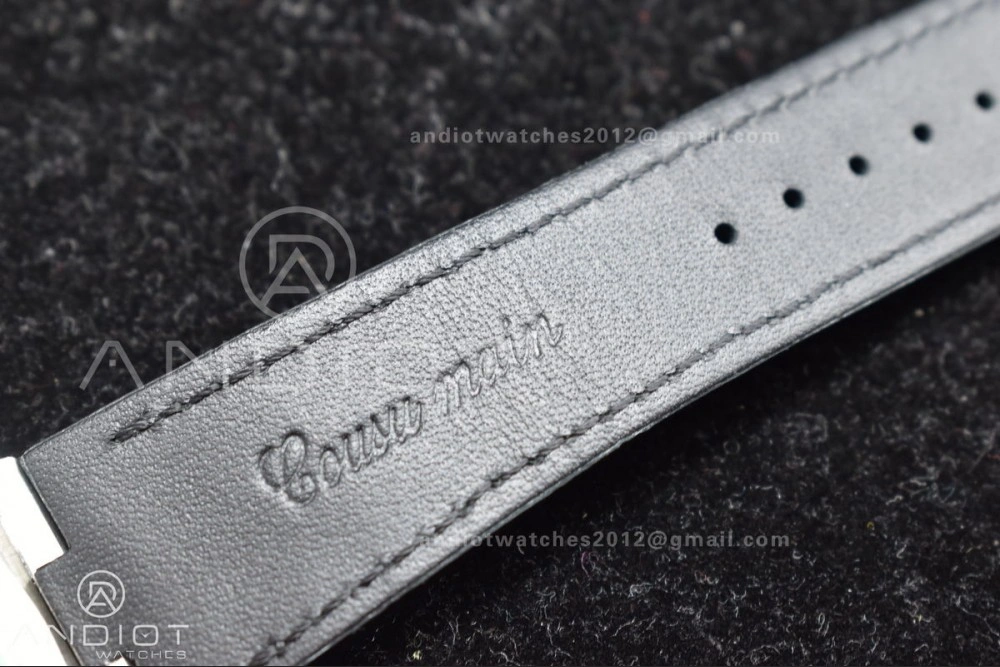 Supportive Overseas SS 8F Maker Black Dial on Black Rubber Strap 1288