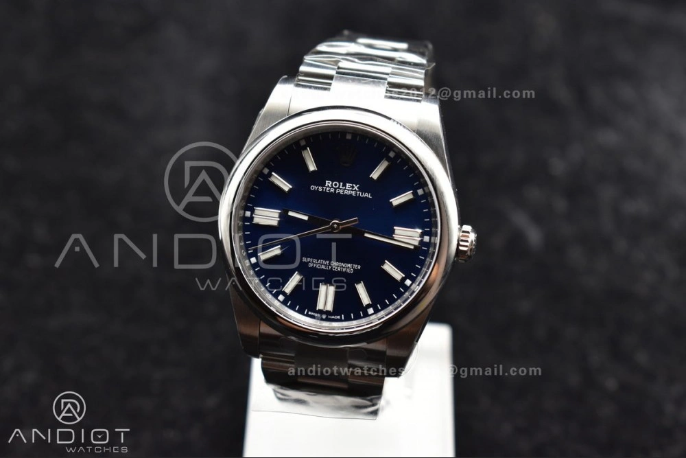 Oyster Perpetual 124300 41mm Clean 1:1 Best Edition 904L Steel Blue Dial VR Fashionable 931