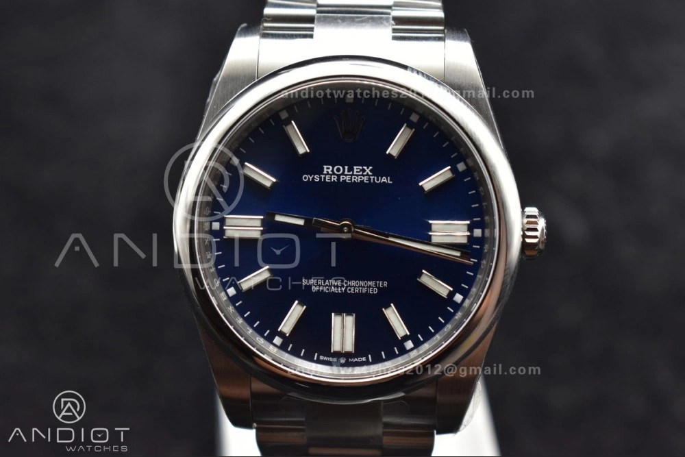 Oyster Perpetual 124300 41mm Clean 1:1 Best Edition 904L Steel Blue Dial VR Fashionable 931